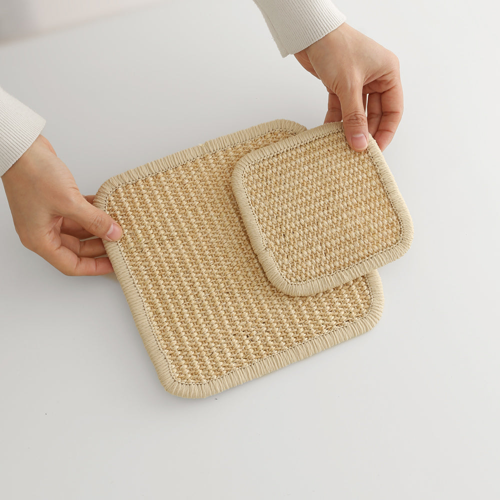 天然剣麻ランチョンマット|ナチュラル素材|通気性&耐久性