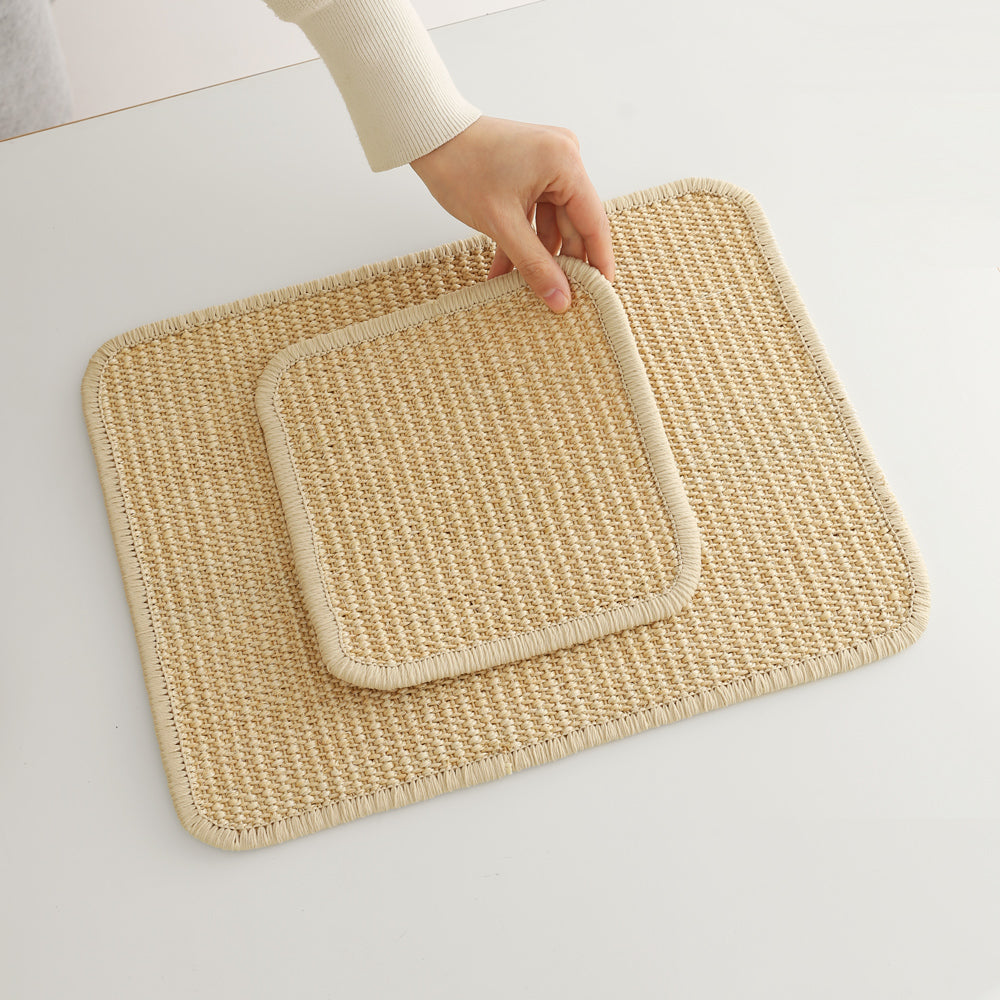 天然剣麻ランチョンマット|ナチュラル素材|通気性&耐久性