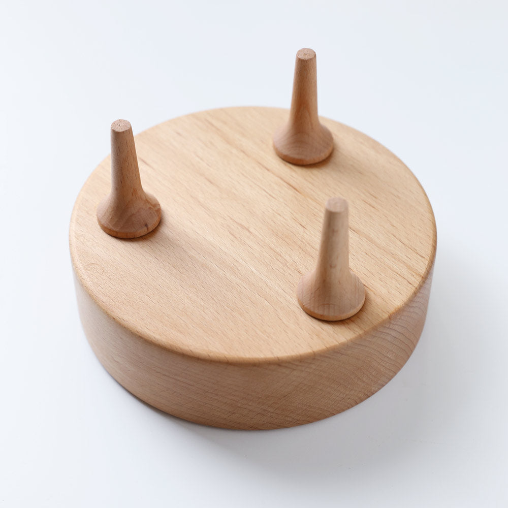 天然ブナ材の小物トレイ｜ラウンド＆オーバル｜温もりある木製収納